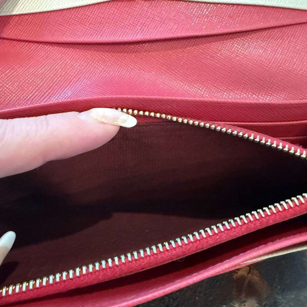 Prada Pink Leather Chain Wallet Crossbody - Picture 12 of 16